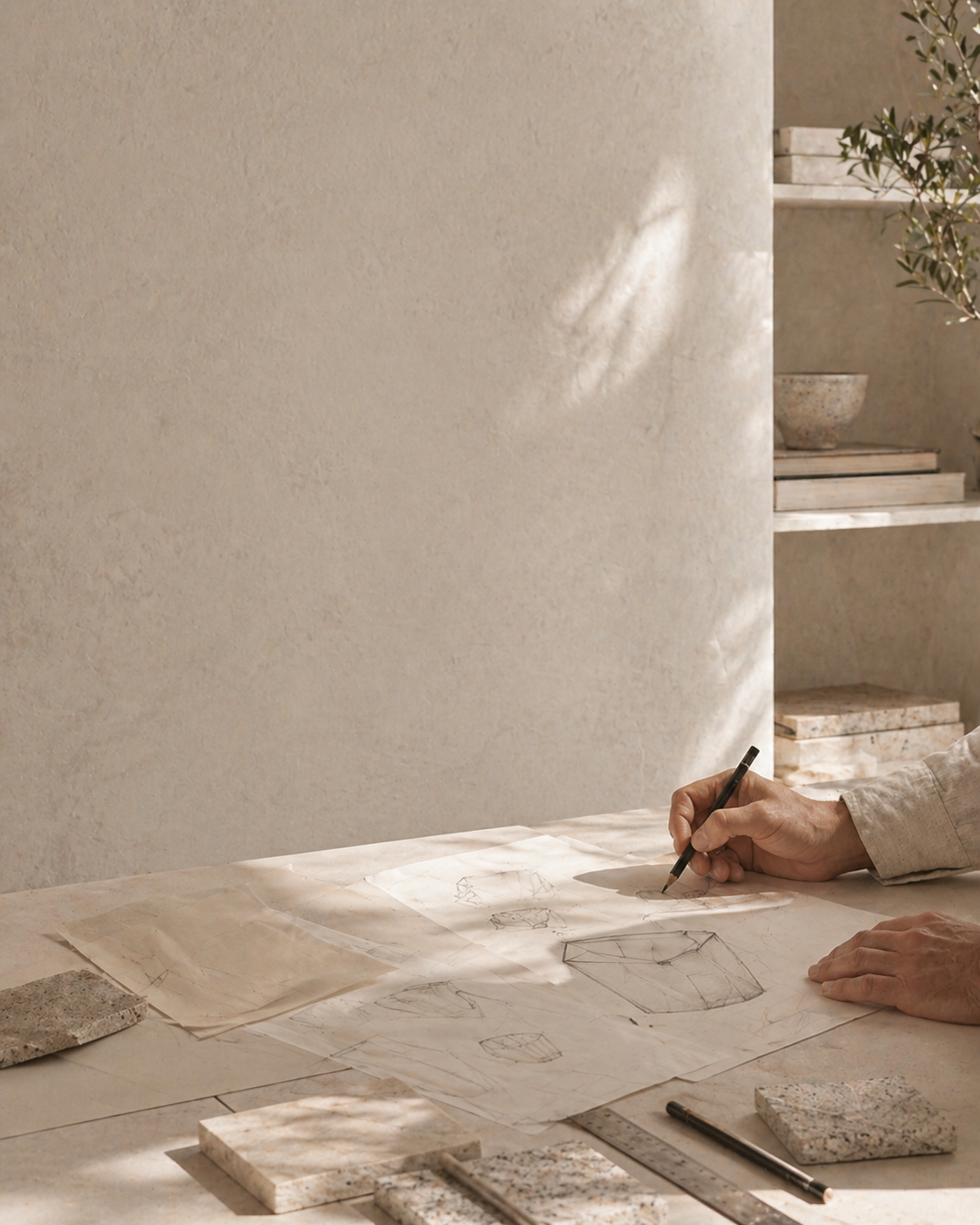 Diseño de maceteros a medida y jardineras de hormigón para proyectos arquitectónicos