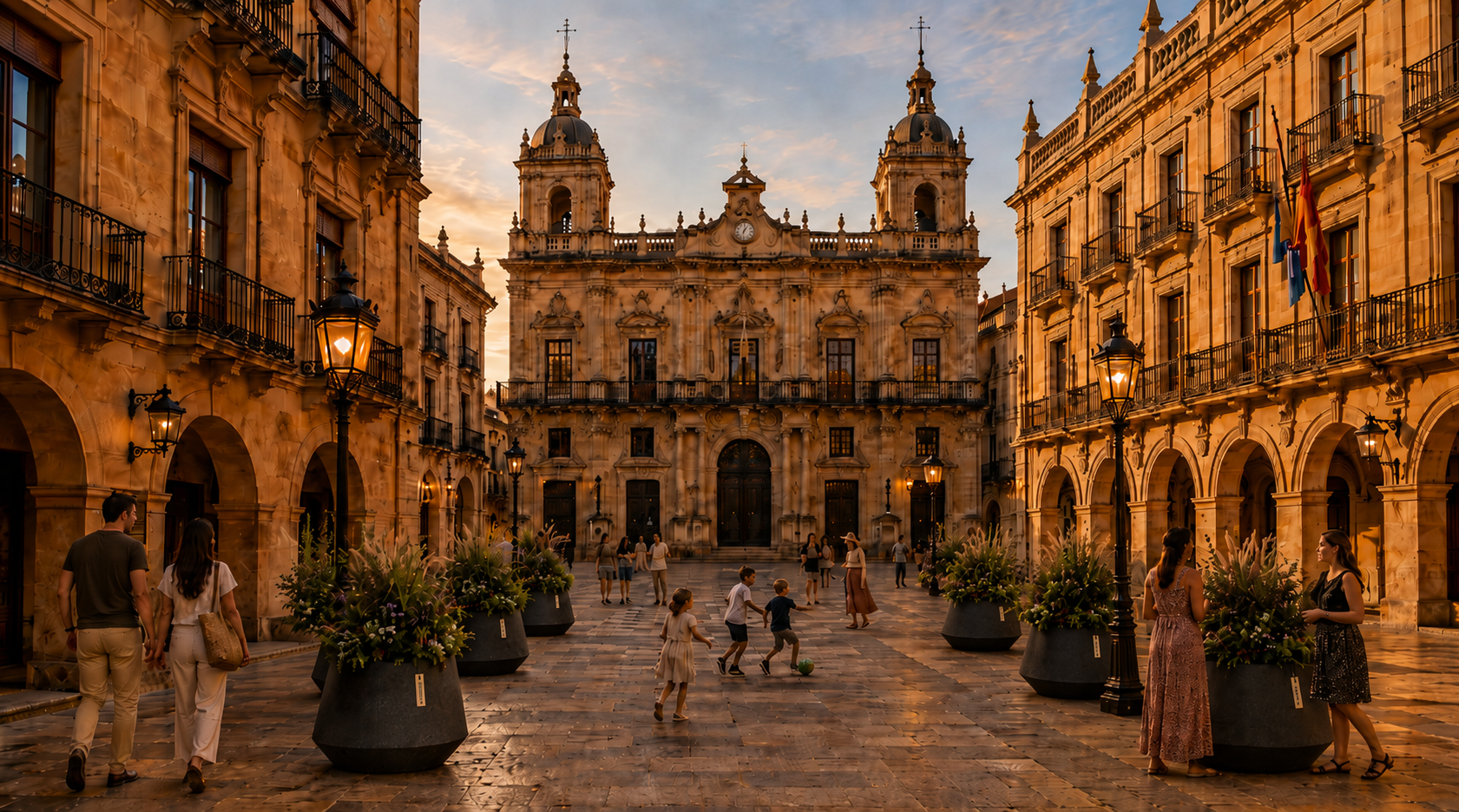 Espacio urbano antes de la intervención con piezas OZARUM
